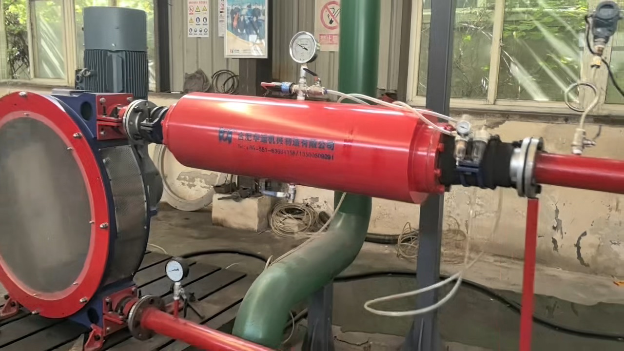 软管泵应用华运平波器和非应用平波器的脉动对比